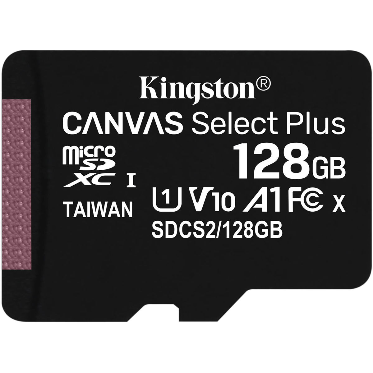 

Kingston Technology Canvas Select Plus 128GB microSDXC UHS-I Class10 Memory Card