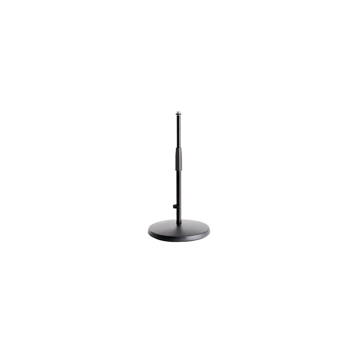 

K&M 23323 Floor and Tabletop Microphone Stand, 13.77-22.44" Height, Black