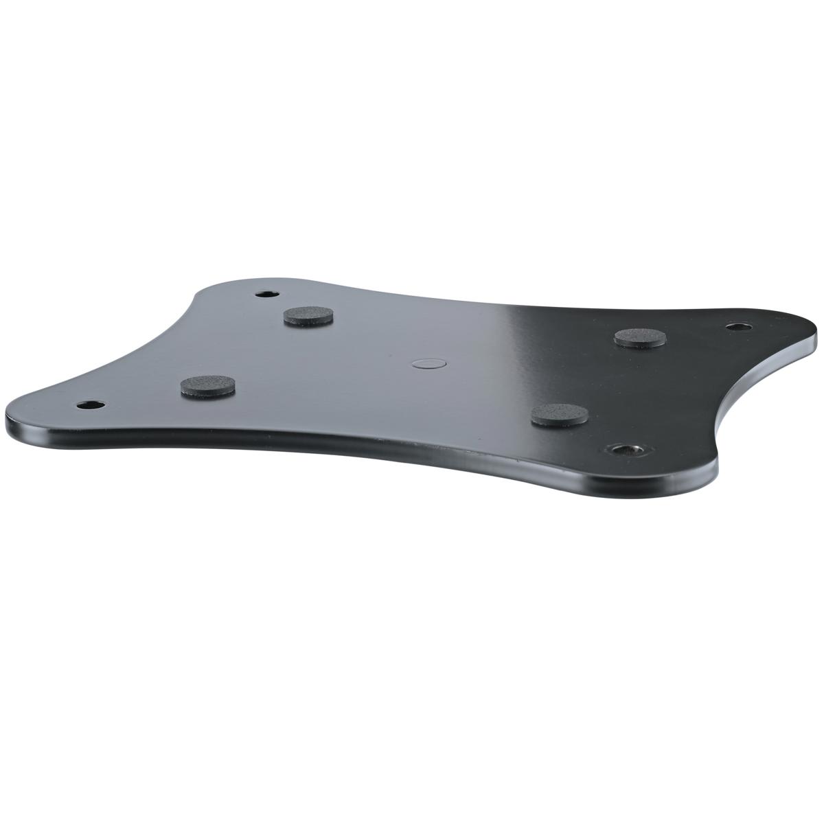 

K&M 26748 Monitor Plate, Small, Black