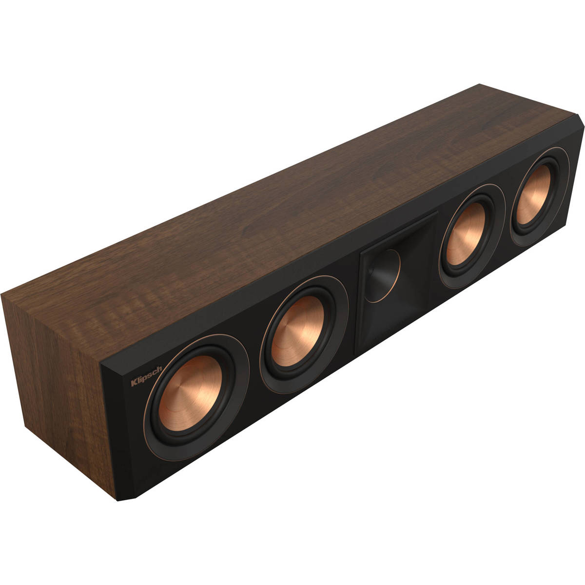 

Klipsch RP-404C II Quad 4" 500W 2.5-Way Center Channel Speaker Walnut