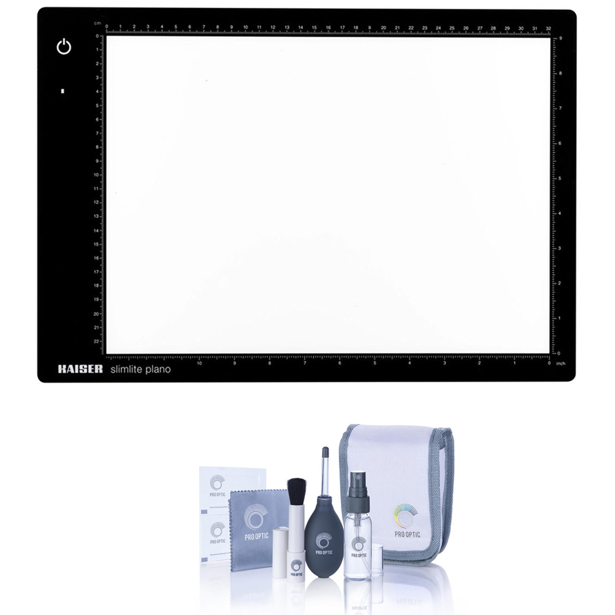 

Kaiser Slimlite Plano 5000K 10.5x15.5" Battery/AC Lightbox with Cleaning Kit