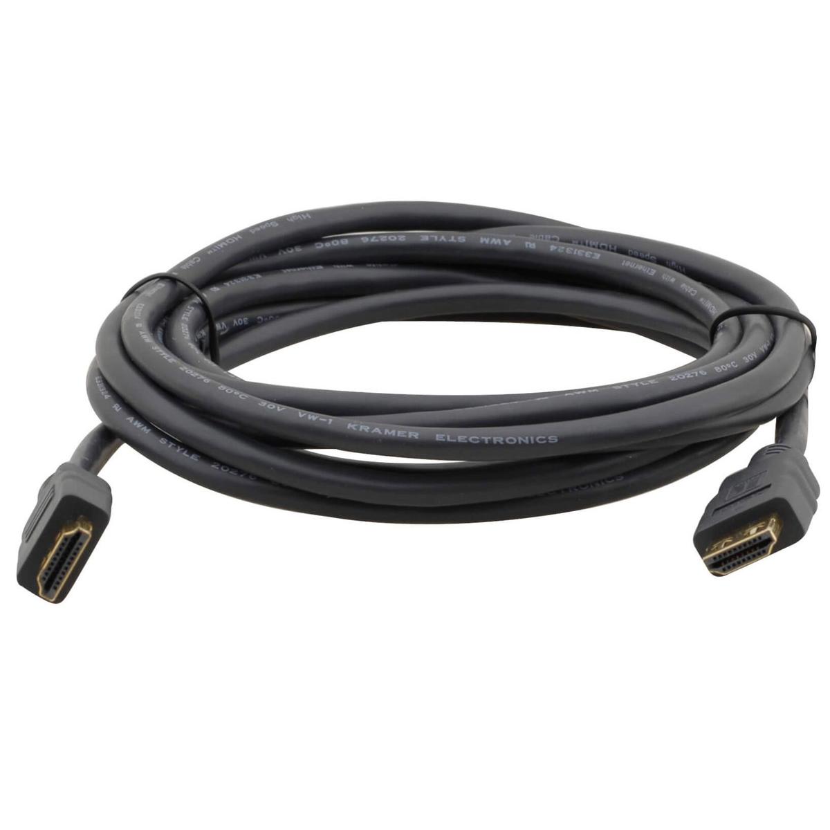 

Kramer Electronics 6' Flexible High-Speed HDMI-A to HDMI-A Male Cable, Gray