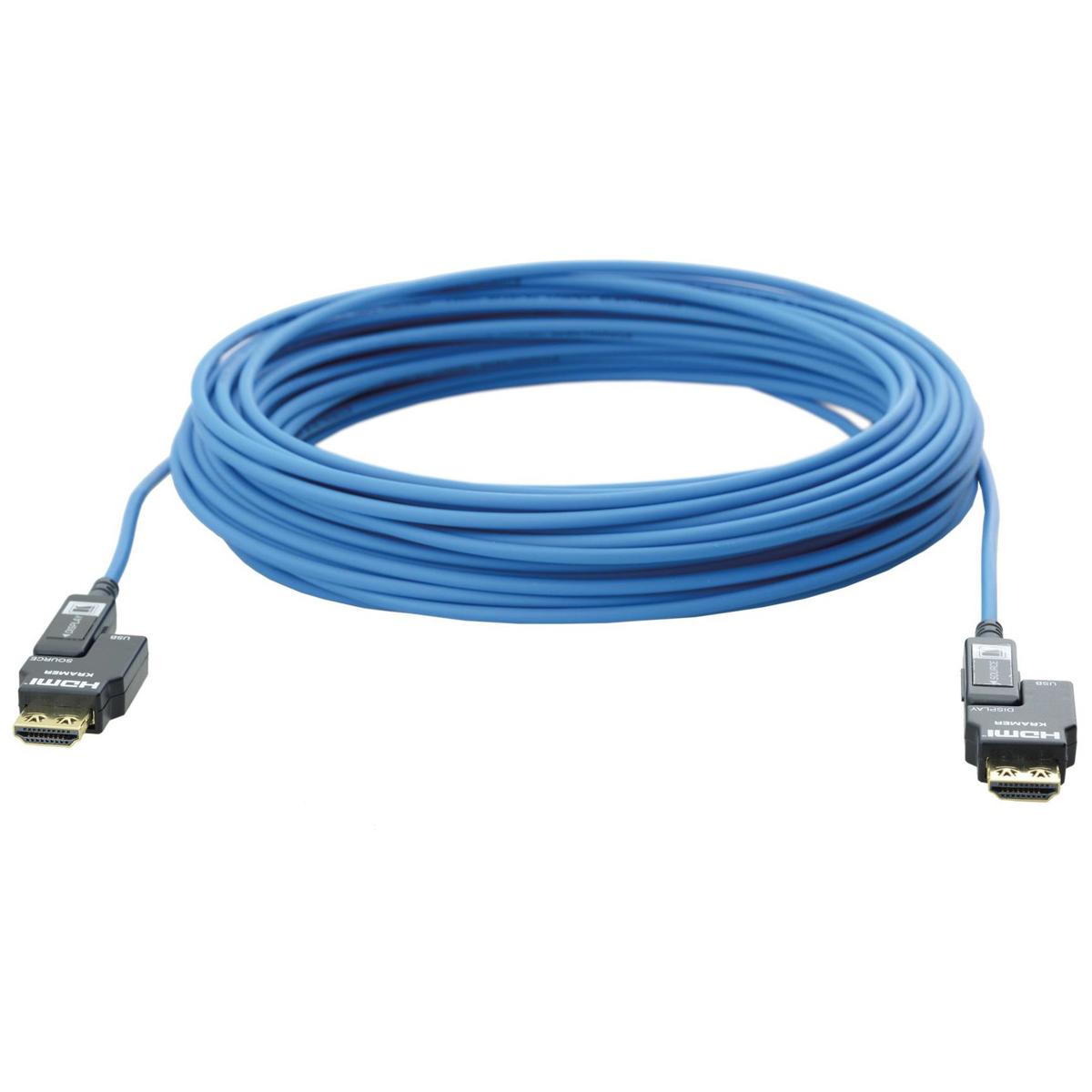 

Kramer Electronics 50' Plenum-Rated Fiber HDMI Cable with Removable Connectors