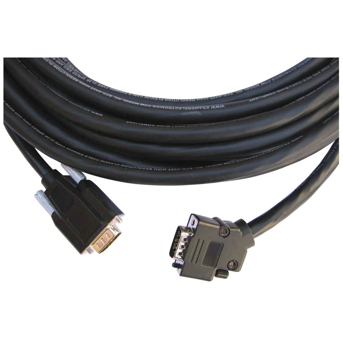 

Kramer Electronics CP-GM/GM/XL 15-Pin HD Cable with Side-Angled Connector, 35'