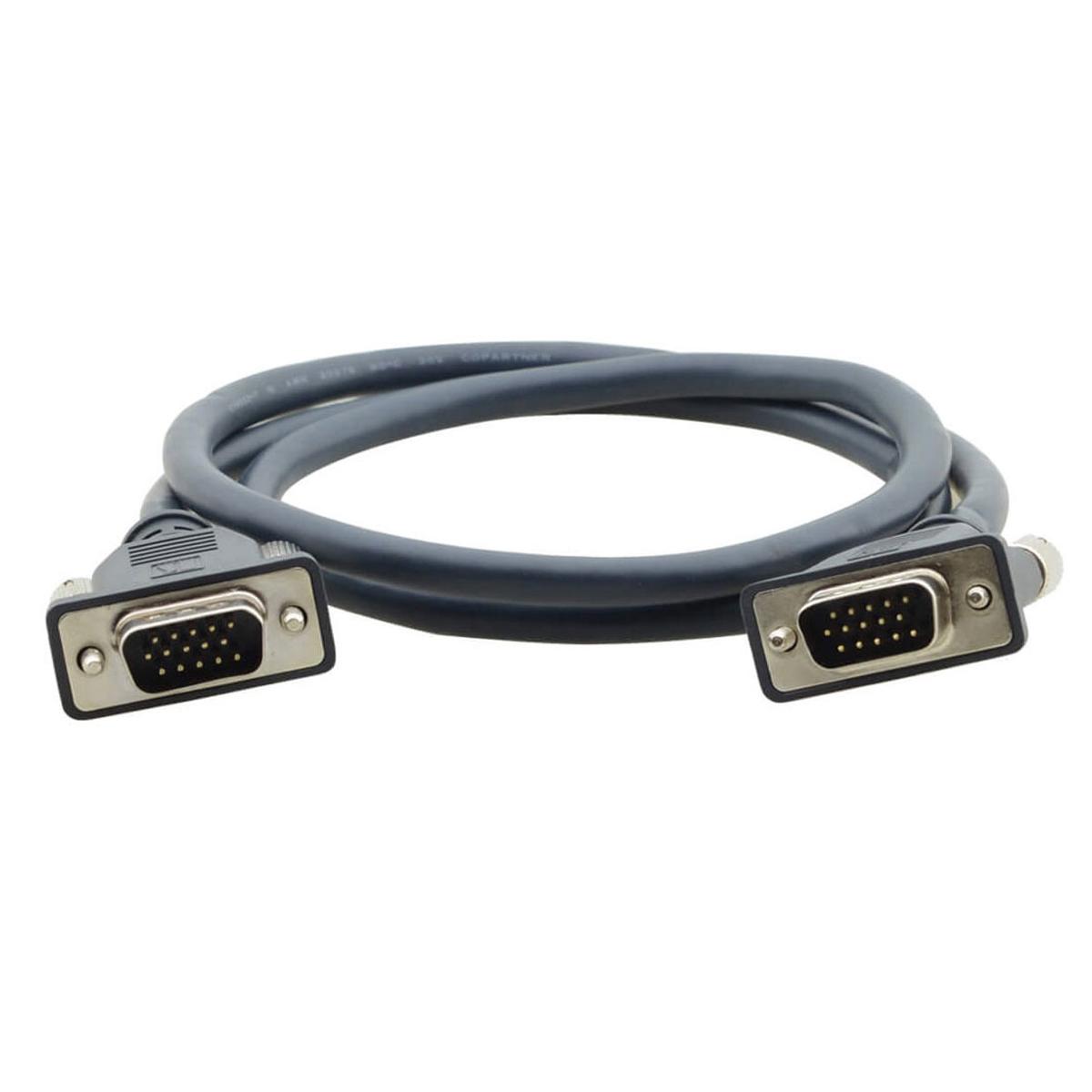 

Kramer Electronics 15-Pin HD (M) to 15-Pin (M) Micro VGA Cable, 2'