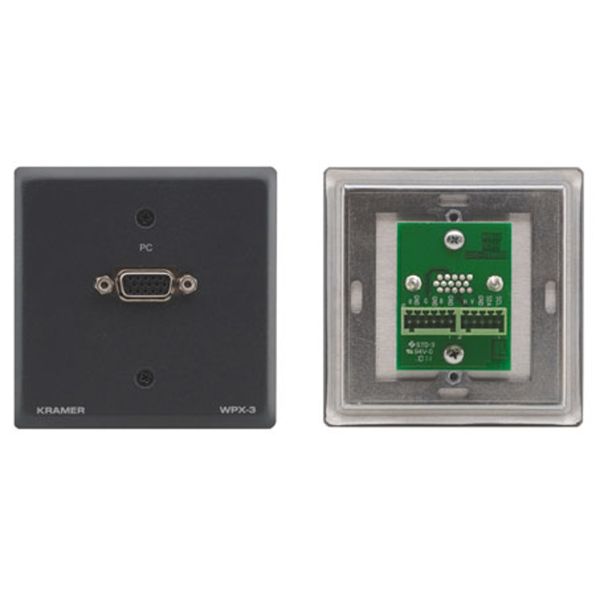 

Kramer Electronics WPX-3 Passive Wall Plate