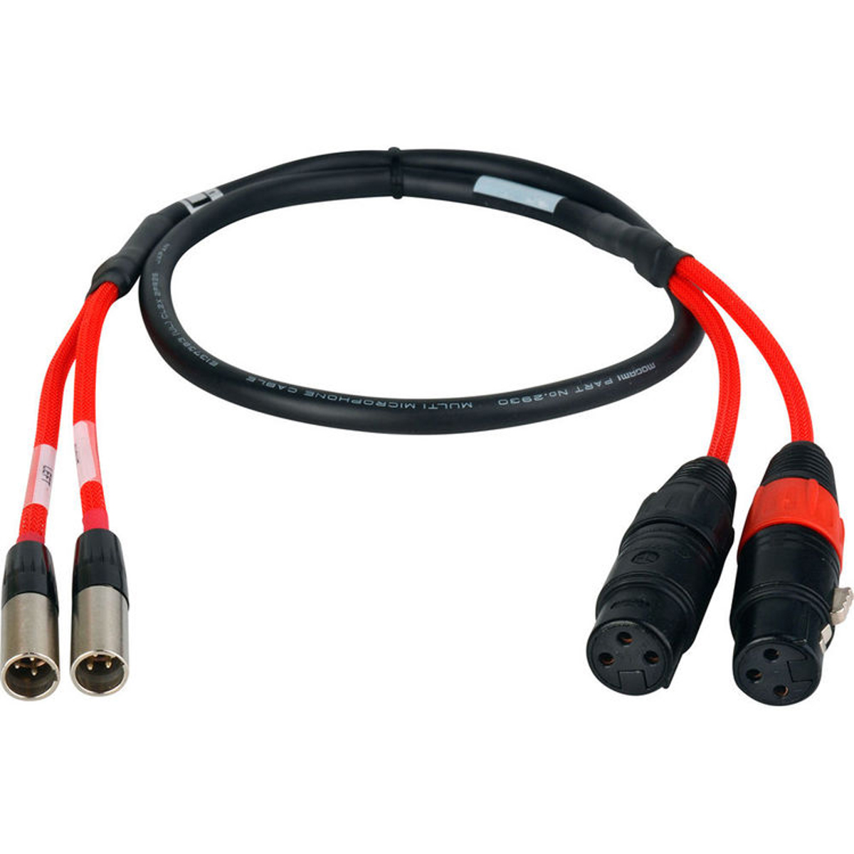 

Laird 3' 2-Channel TA3M Miniature XLR Male to Standard 3-Pin XLR Female Cable