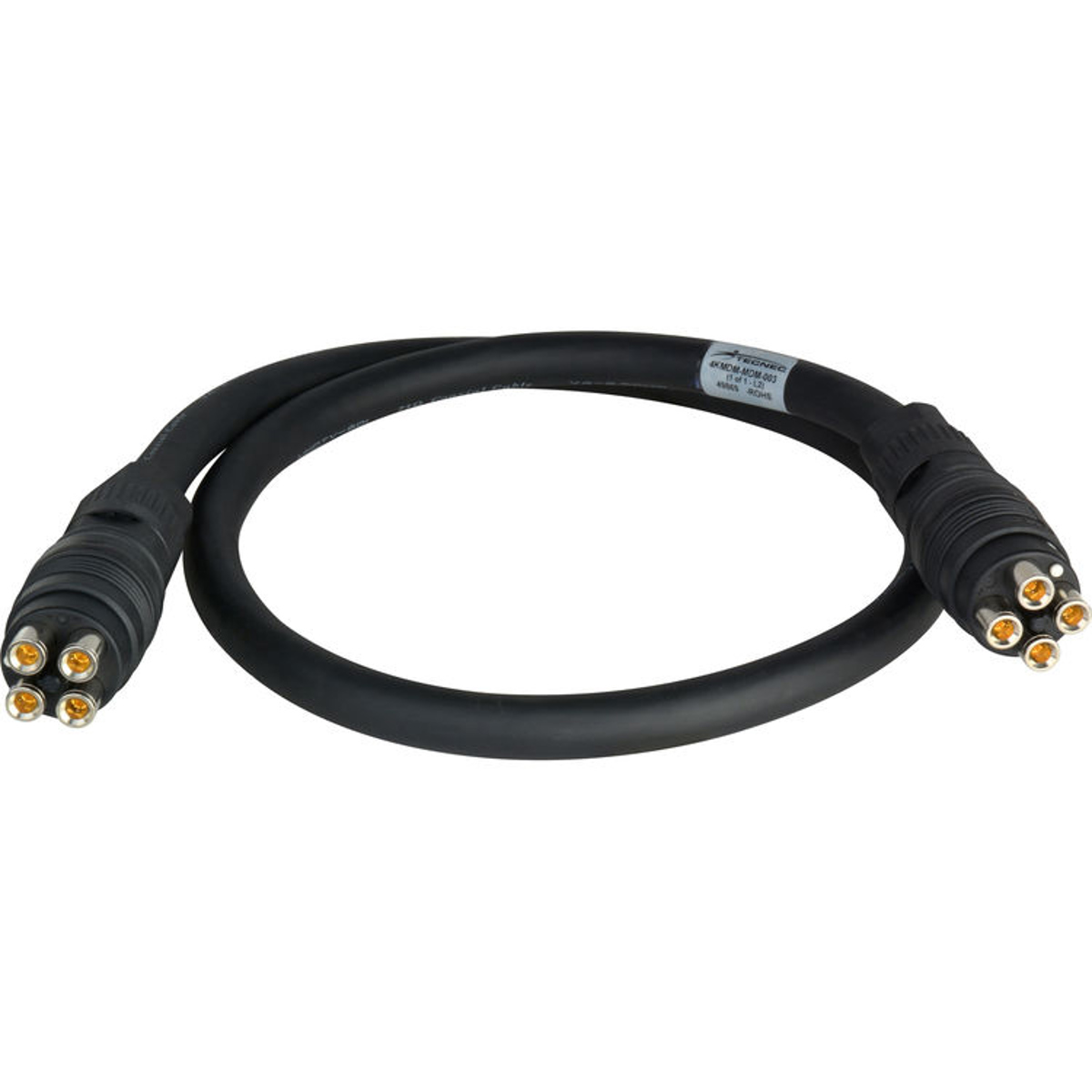 

Laird 25' 4K UHD Canare 3G HD-SDI 4-Channel DIN Male to Male Camera Cable