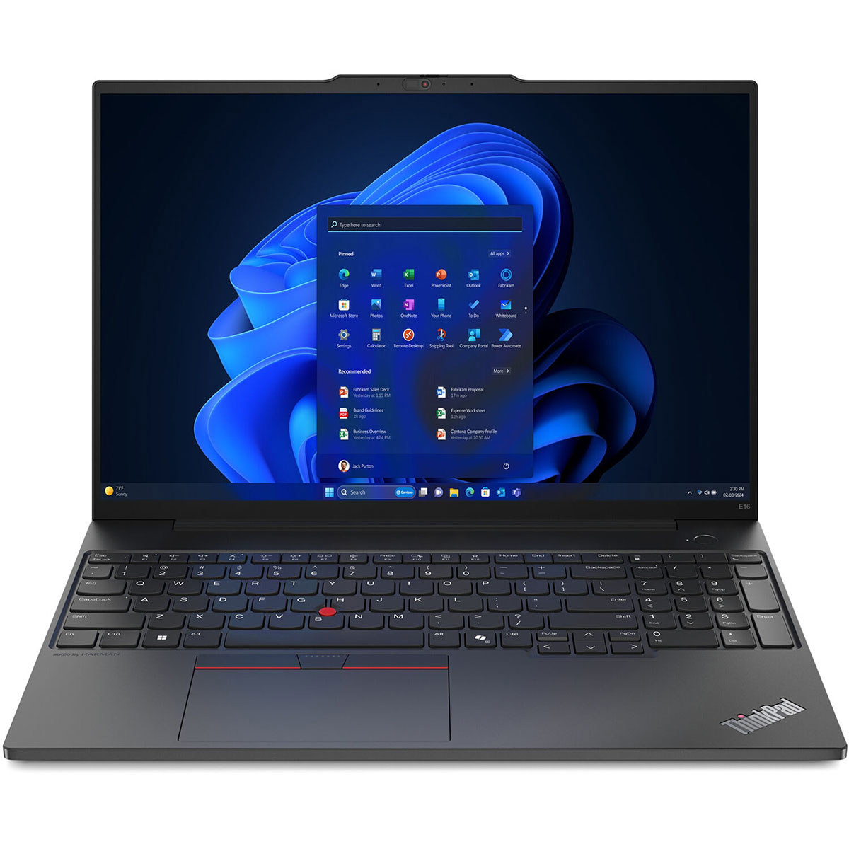 

Lenovo ThinkPad E16 Gen 2 16" WUXGA Touch, R7 7735U, 16GB, 512GB SSD, W11P,Black