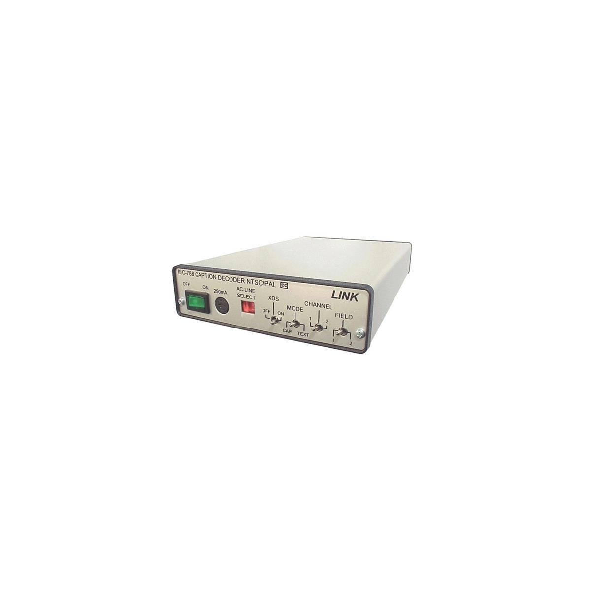 

Link Electronics IEC-788 2-Field Closed Caption Decoder with Remote and SE Input