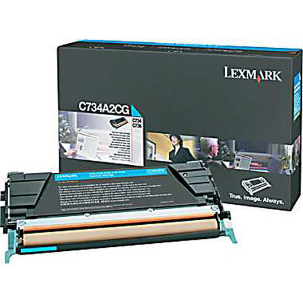 

Lexmark C734A2CG Cyan Toner Cartridge