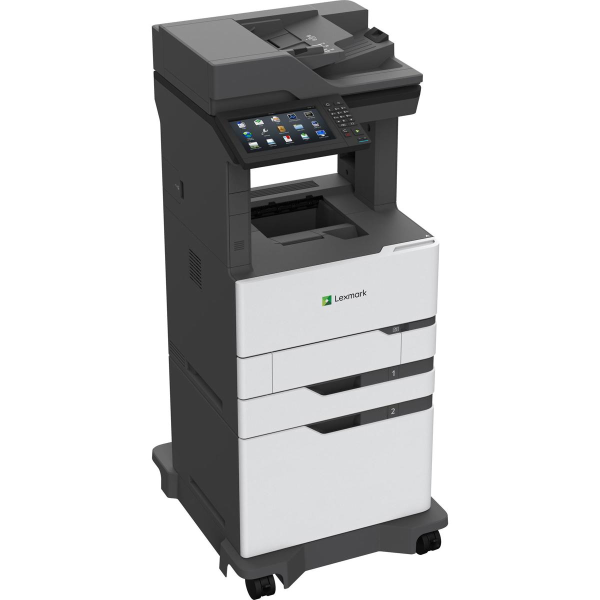 

Lexmark MX822adxe Monochrome Laser MFP, 55 ppm, 2750 Pages Standard