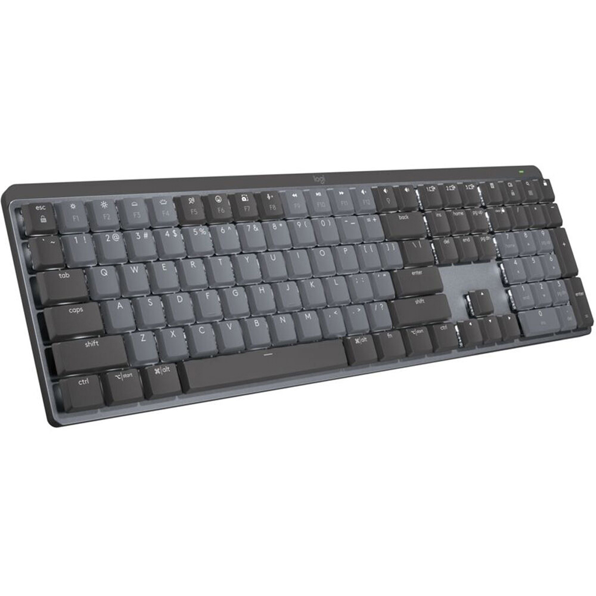 

Logitech MX Mechanical Wireless Illuminated Keyboard,Linear Switches, Graphite