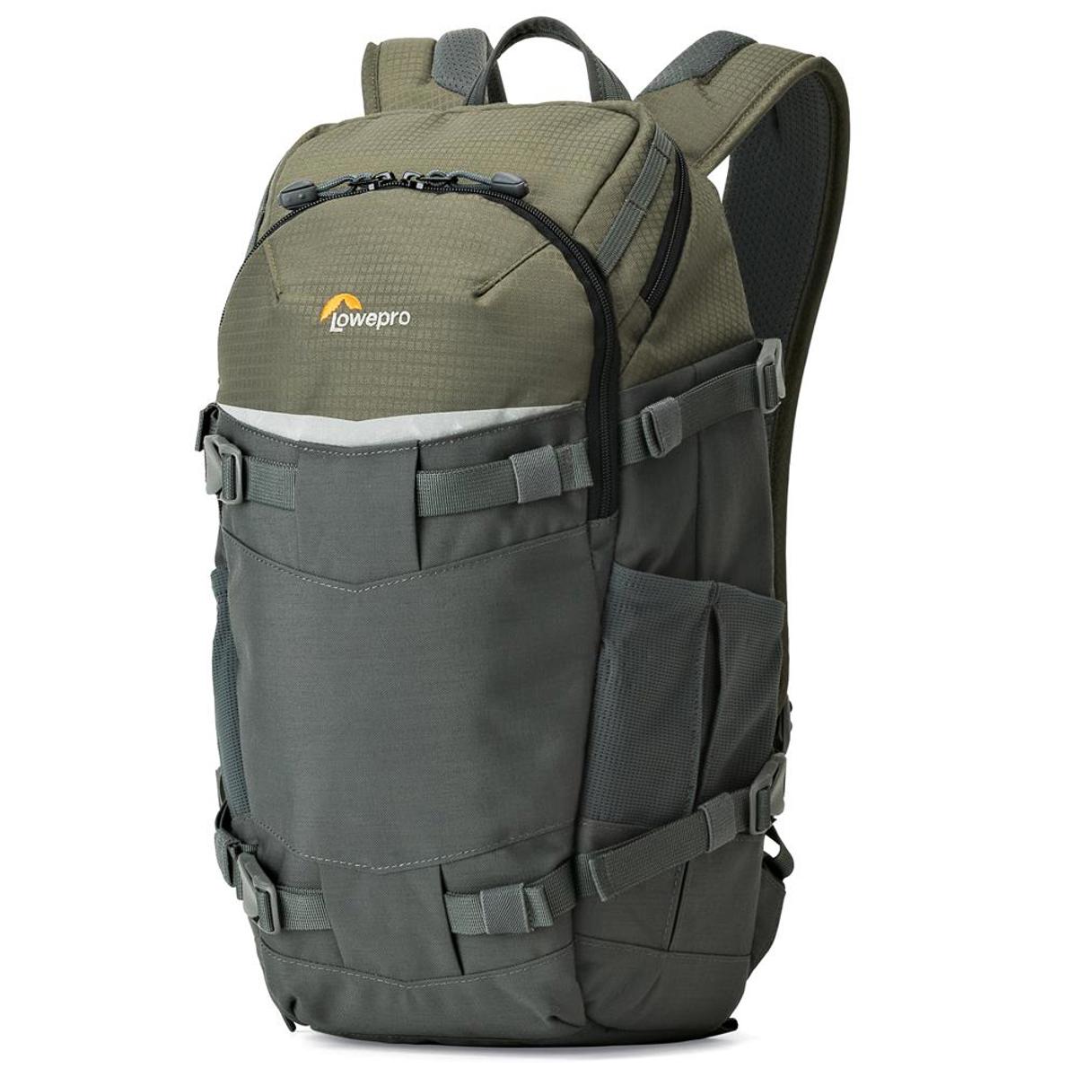 

Lowepro Flipside Trek BP 250 AW Backpack, for Camera, DJI Mavic, Gray/Dark Green