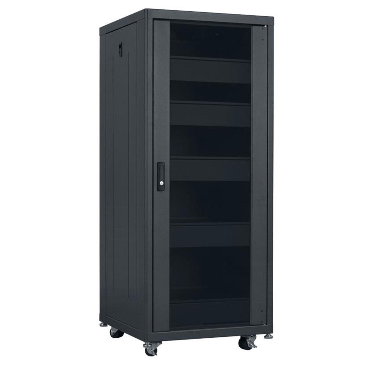 

Lowell Manufacturing LCDR-2724 27U Configured Design Rack, 750 Lbs,Charcoal Gray