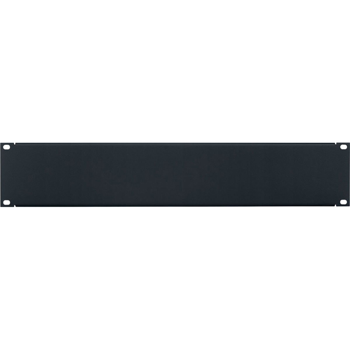 

Lowell Manufacturing SEP-2CC 2U Blank Steel Panel with Flange, 12 Pack, Black