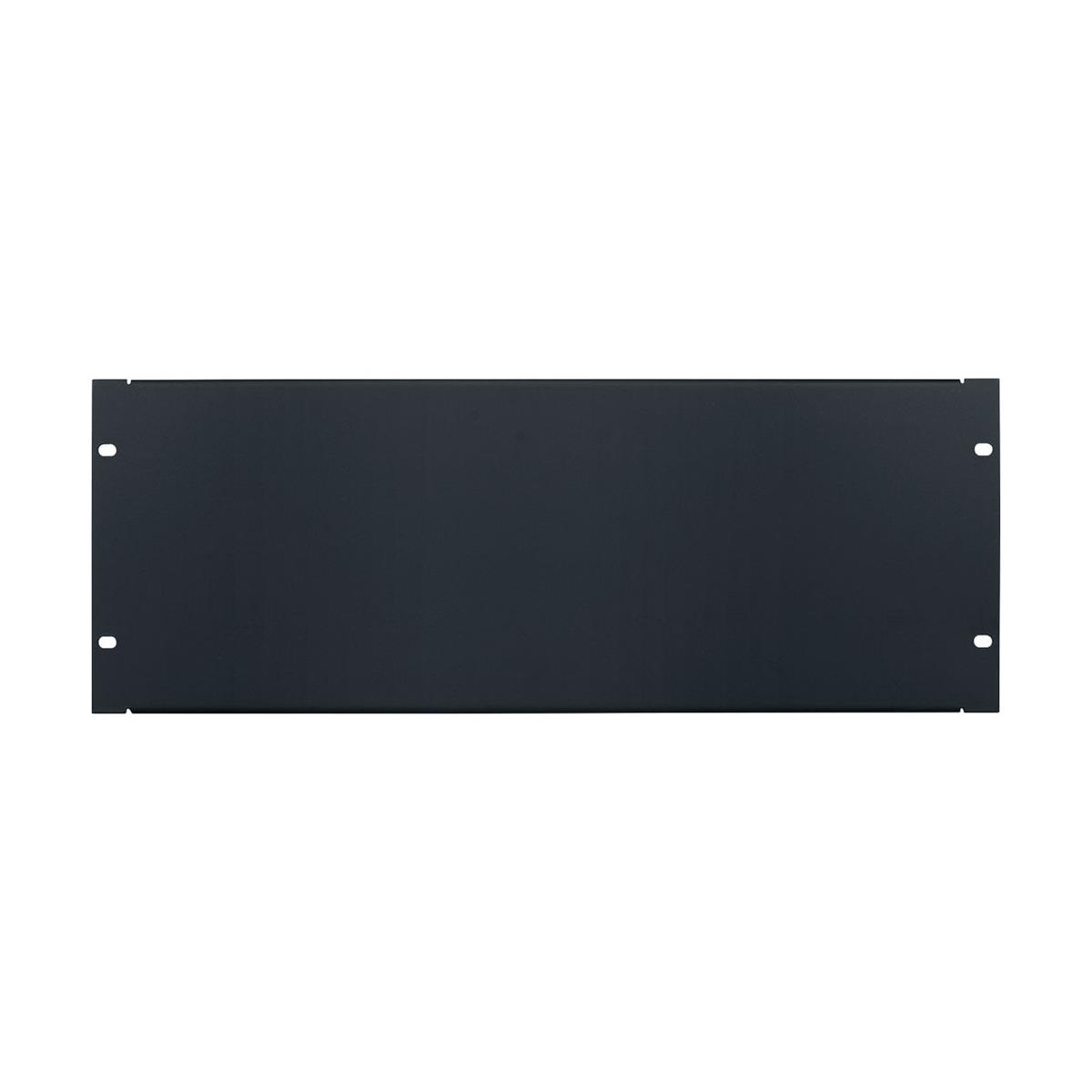 

Lowell Manufacturing SEP-4 4U Steel Rackmount Blank Panel with Flange, Black