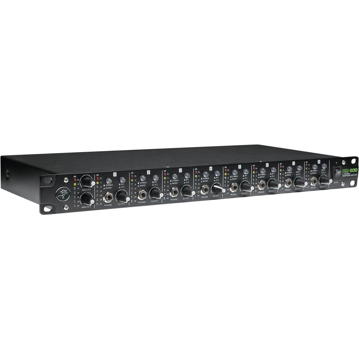 

Mackie HM-800 Rack-Mountable 8-Channel Headphone Amplifier