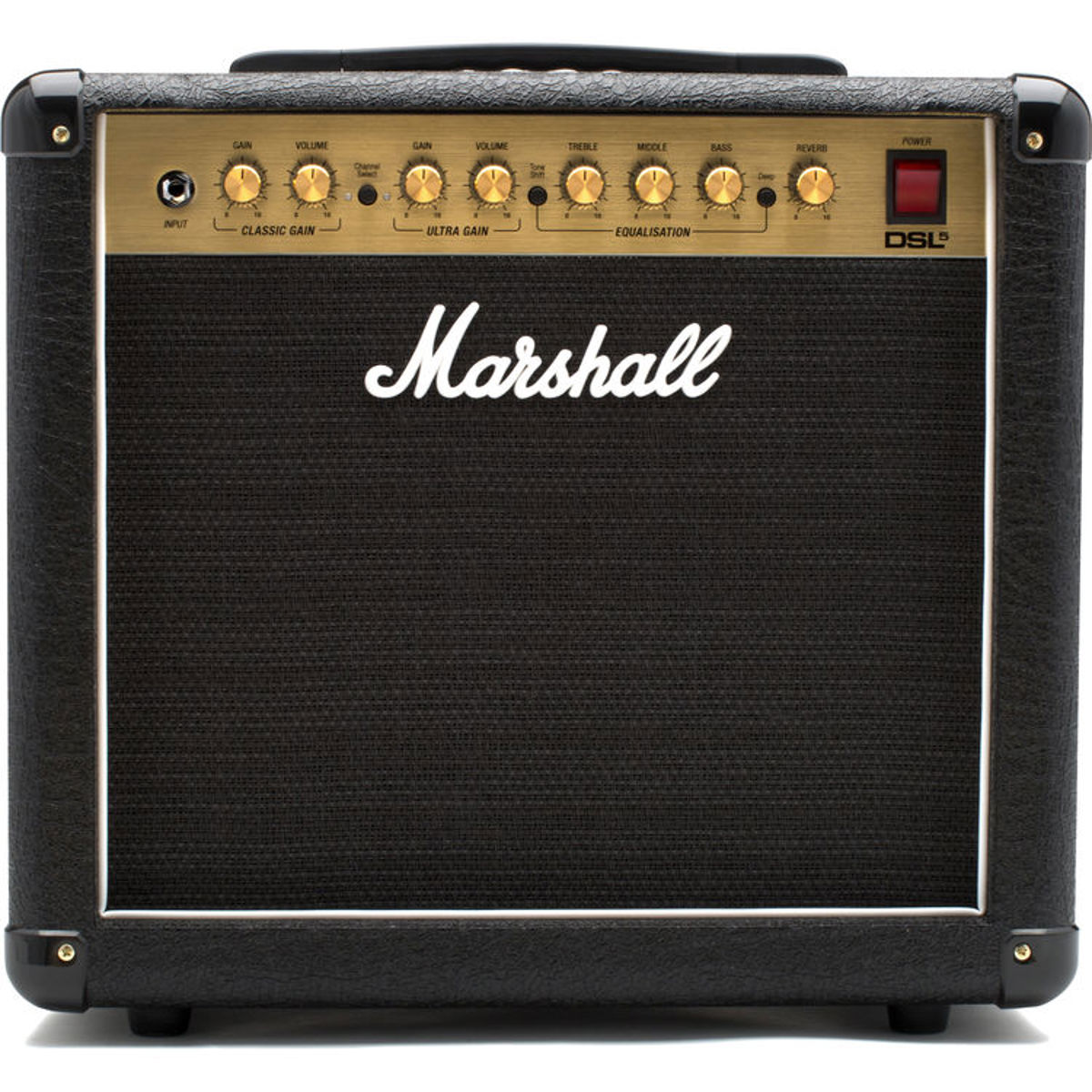 

Mackie Marshall DSL5CR 2-Channel 5W Valve Combo Amplifier with 1x 10" Speaker, Reverb