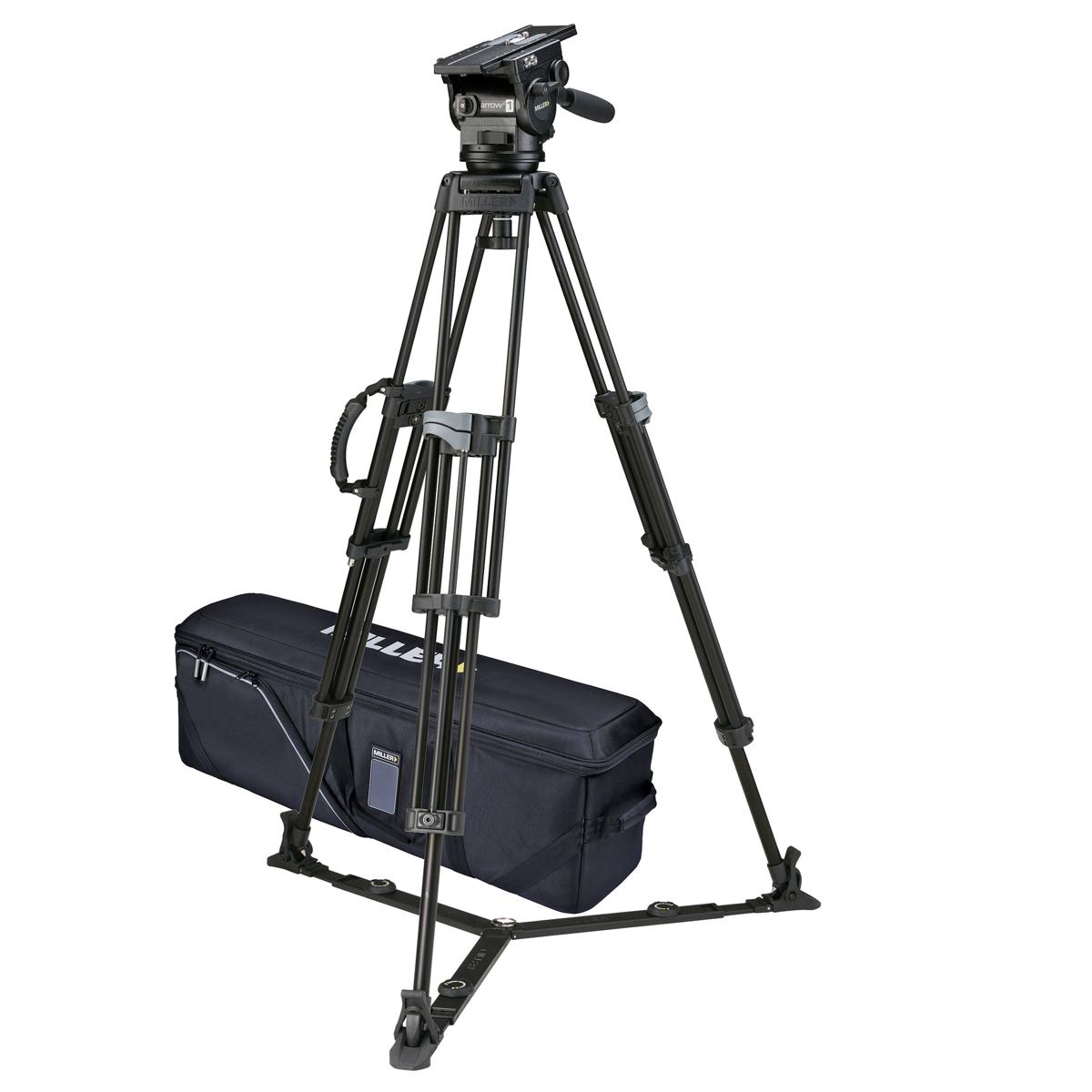 

Miller Arrowx 1 Sprinter II 3-Section Al Tripod w/Fluid Head, Ground Spreader