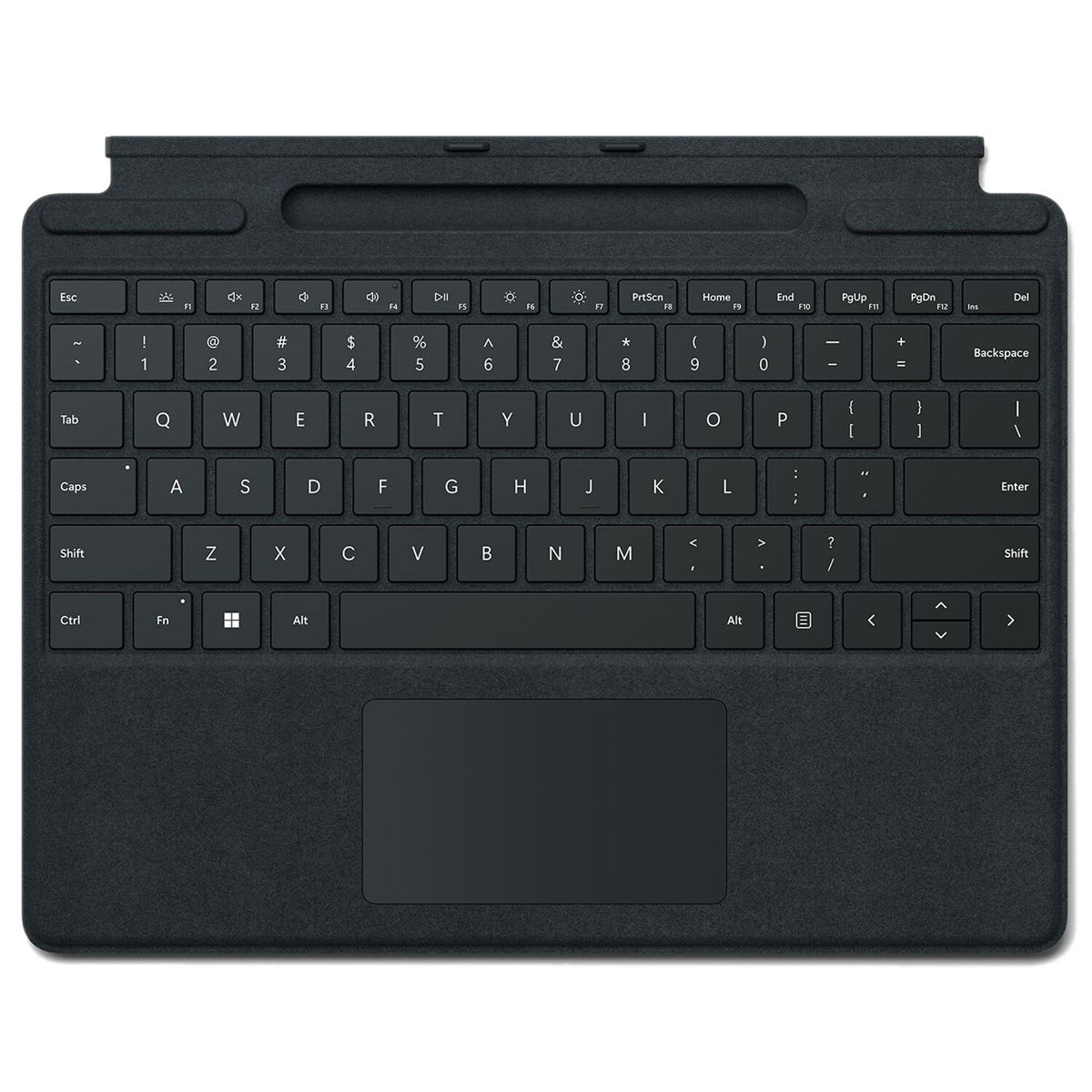 Microsoft Signature Keyboard for Surface Pro 9, 8, X and Copilot+ PC, Black -  8XB-00001