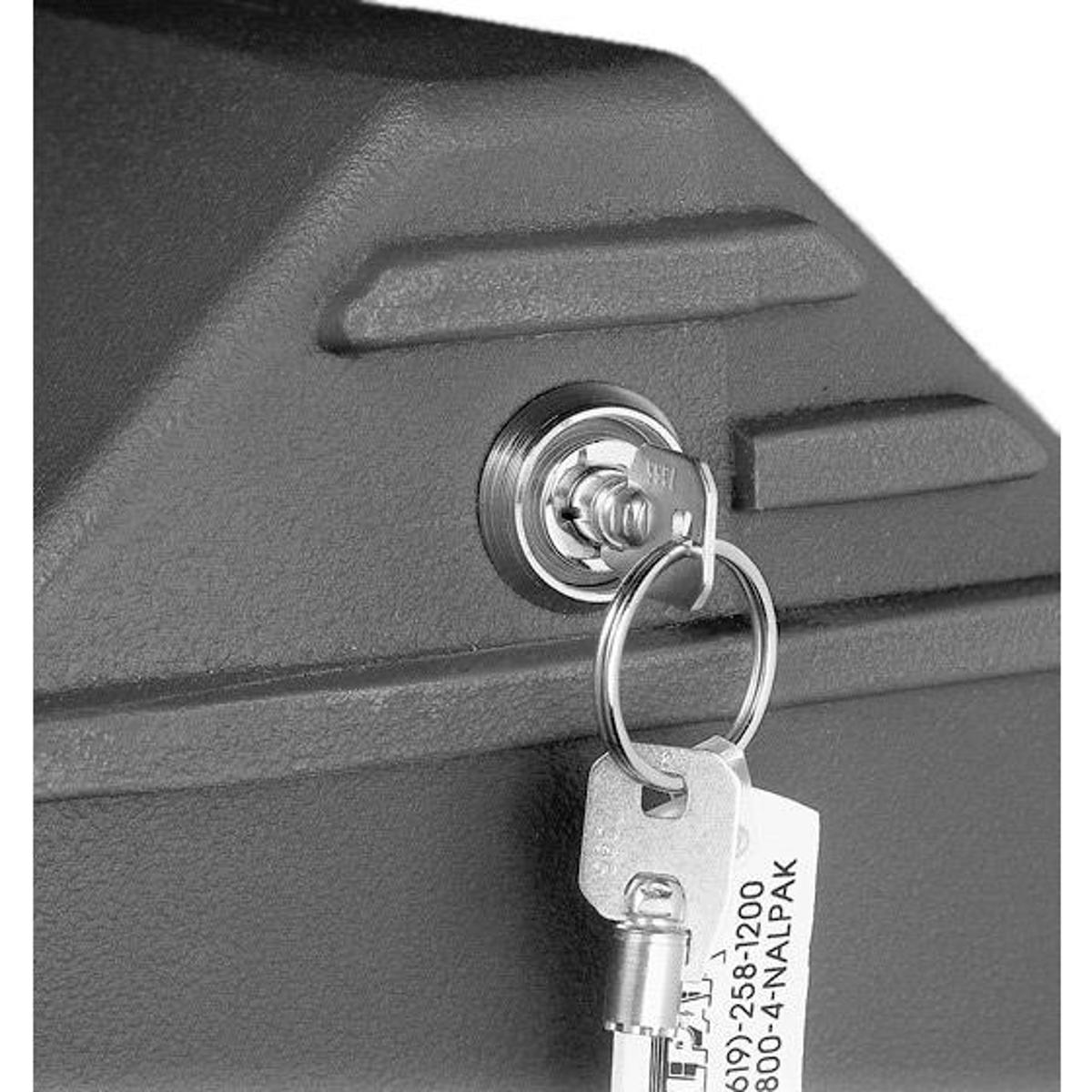 

Nalpak Recessed Key Lock for Tuffpak Tripod Case (Installed)