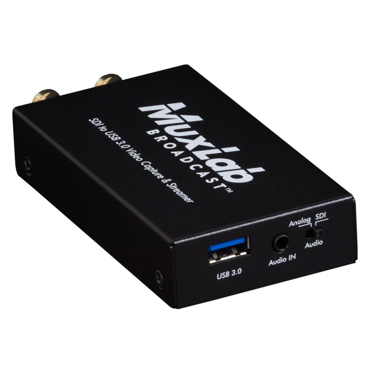 

Muxlab SDI to USB 3.0 Audio/Video Capture and Streamer