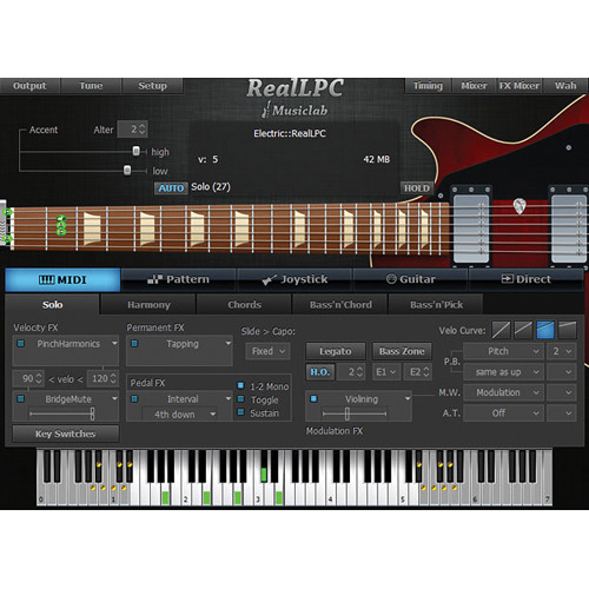 

MusicLab RealLPC 4 Virtual Guitar Instrument Software, Electronic Download