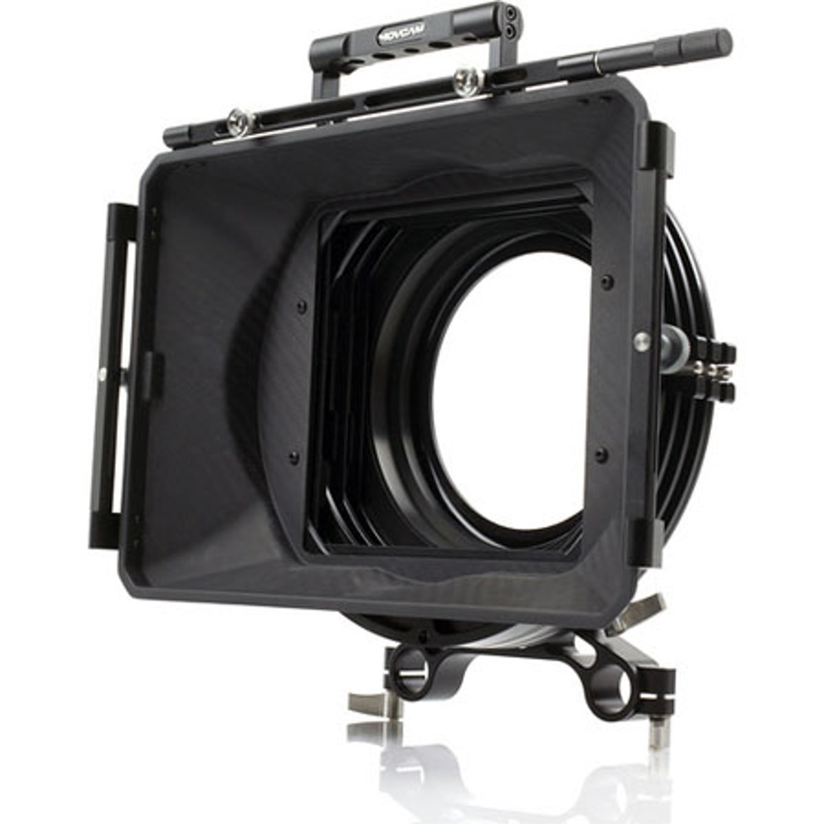 

Movcam Mattebox MM5 for Lenses up to 14mm (35mm Academy)