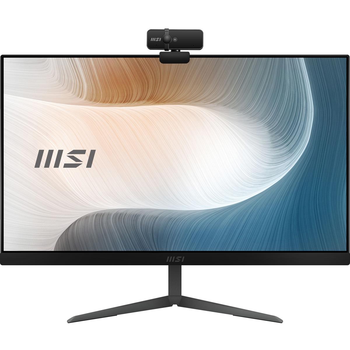 

MSI Modern AM241 23.8" FHD All-In-One PC, i3-1115G4, 8GB, 256GB, W10H, Black