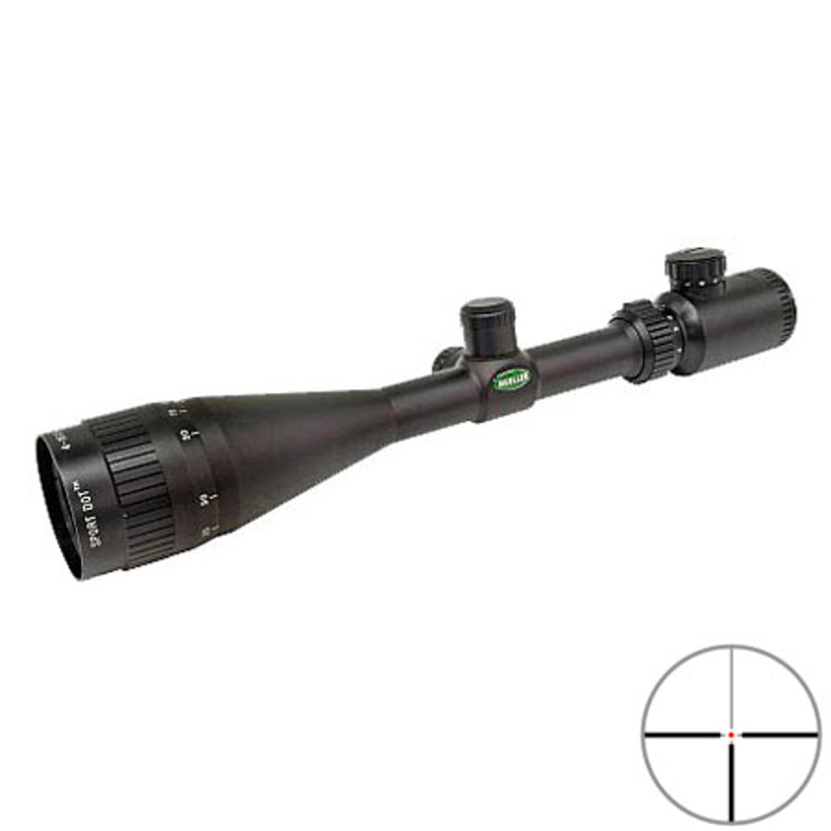 

Mueller Optics 4-16x50mm Sport Dot Riflescope, Illum German #4 Ret, AO, 1" Tube