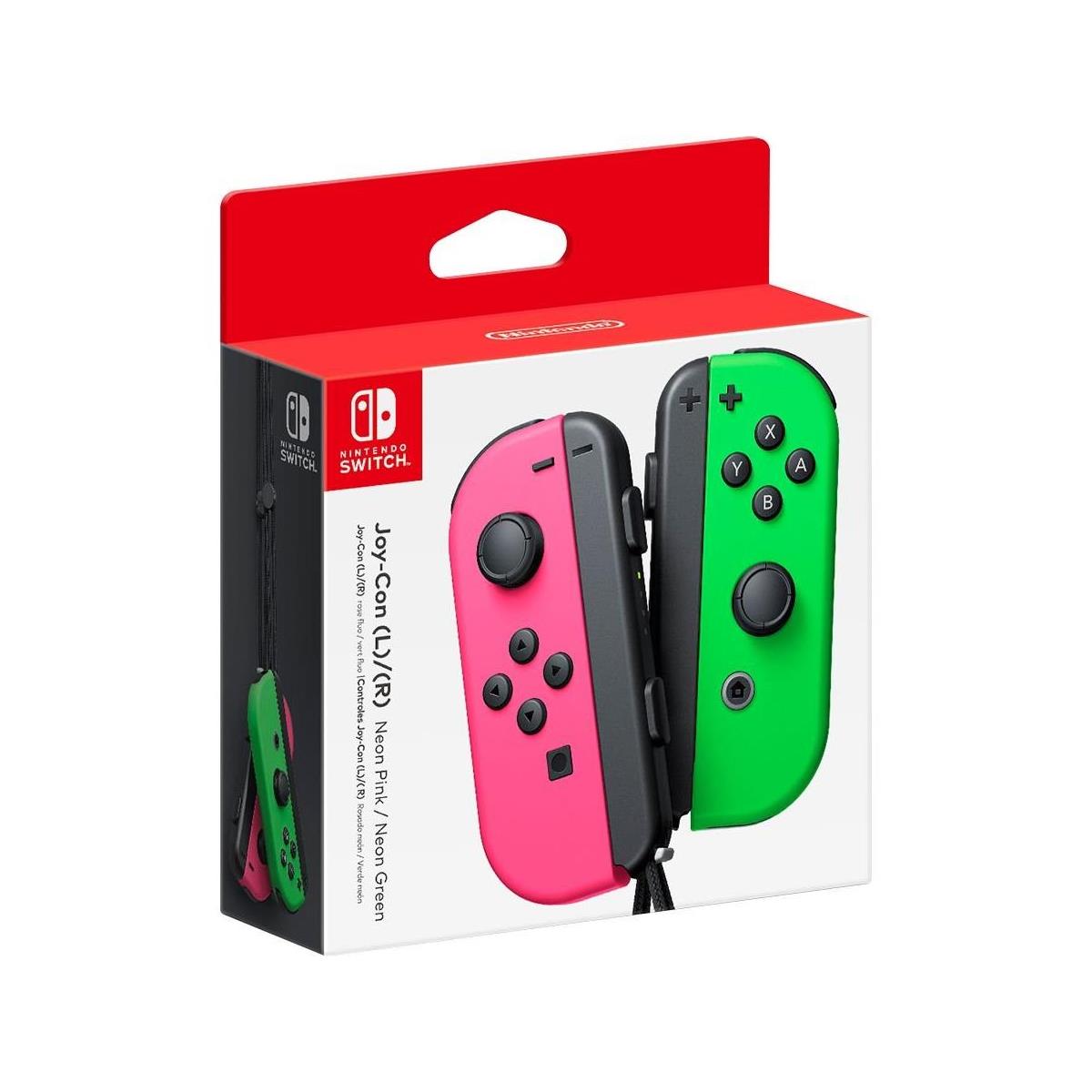 

Nintendo Joy-Con (L/R) Wireless Controllers, Neon Pink/Neon Green