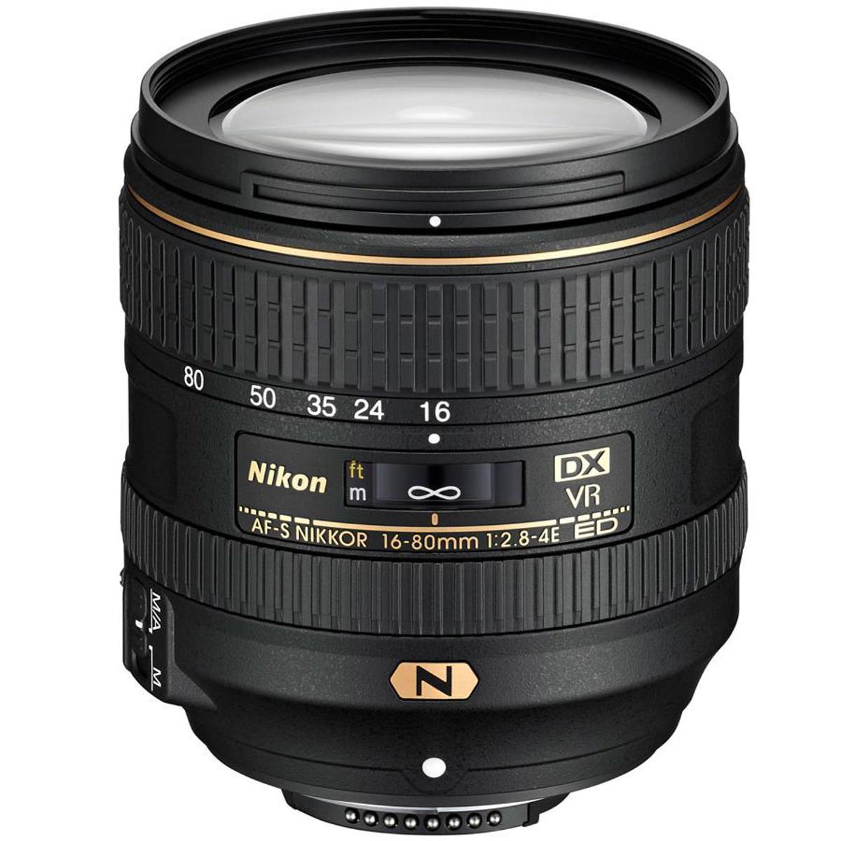 

Nikon 16-80mm f/2.8-4E AF-S DX NIKKOR EDIF (VR) Lens - USA Warranty