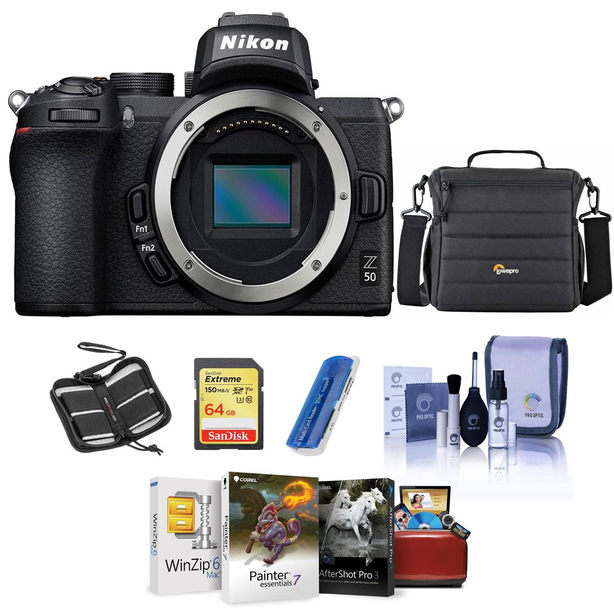 

Nikon Z50 Mirrorless Camera Body - With Free Mac Accessory Bundle