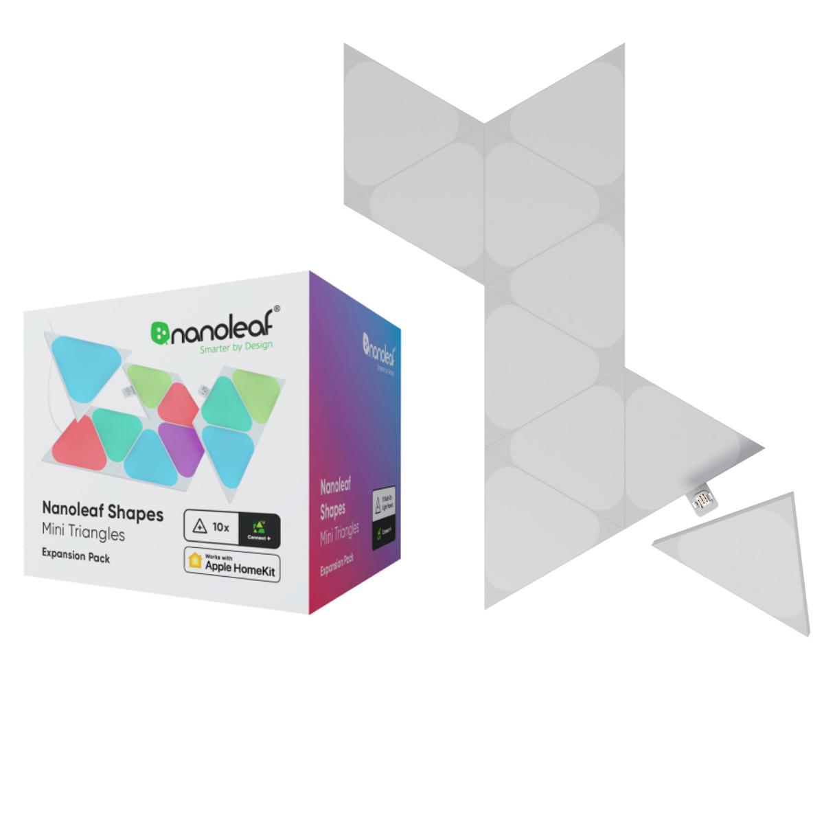 

Nanoleaf Shapes Mini Triangles Expansion Pack w/10x Mini Triangle Light Panels