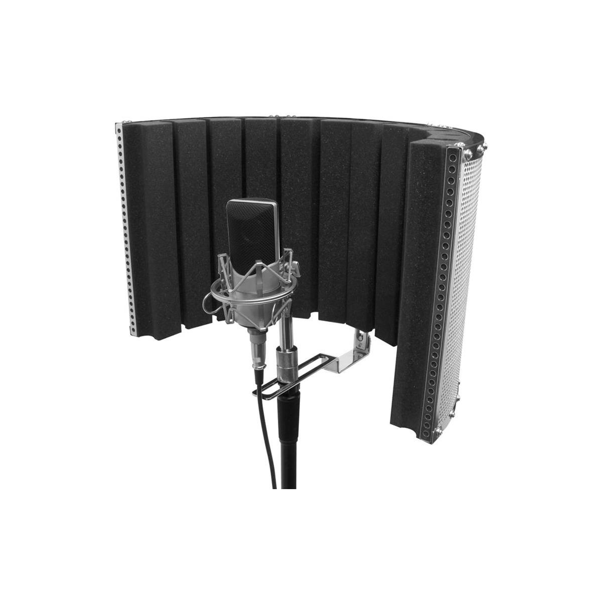 

On-Stage Isolation Shield and Stand-Mounted Acoustic Enclosure, 18.5 x 12"