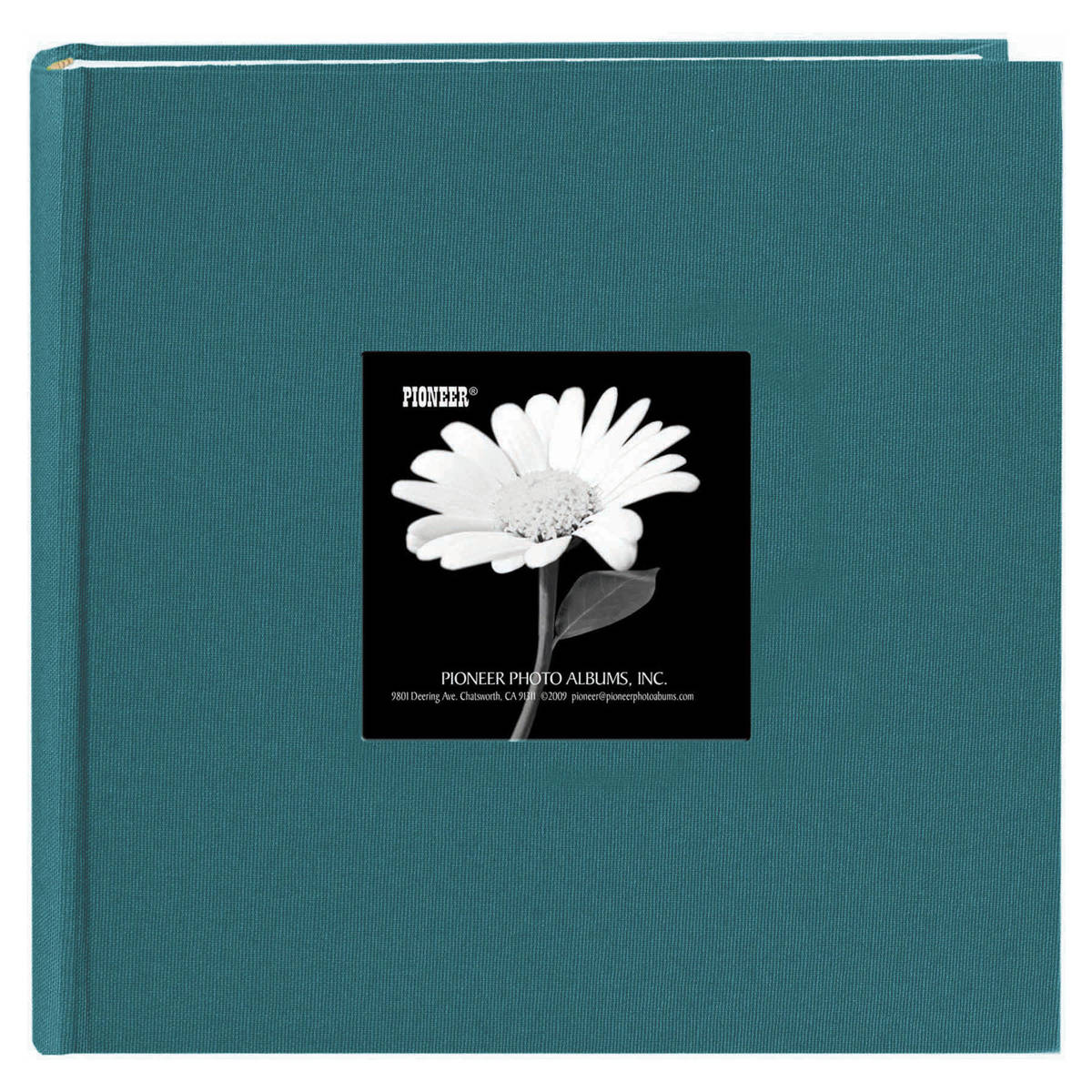 

Pioneer Photo Album Pioneer Fabric Frame Memo Photo Album, Holds 200 4x6" Photos, Magestic Teal