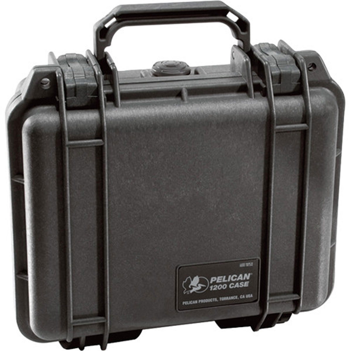 Pelican 1200 Watertight Mini-S Hard Case with Foam Insert - Black #1200-000-110