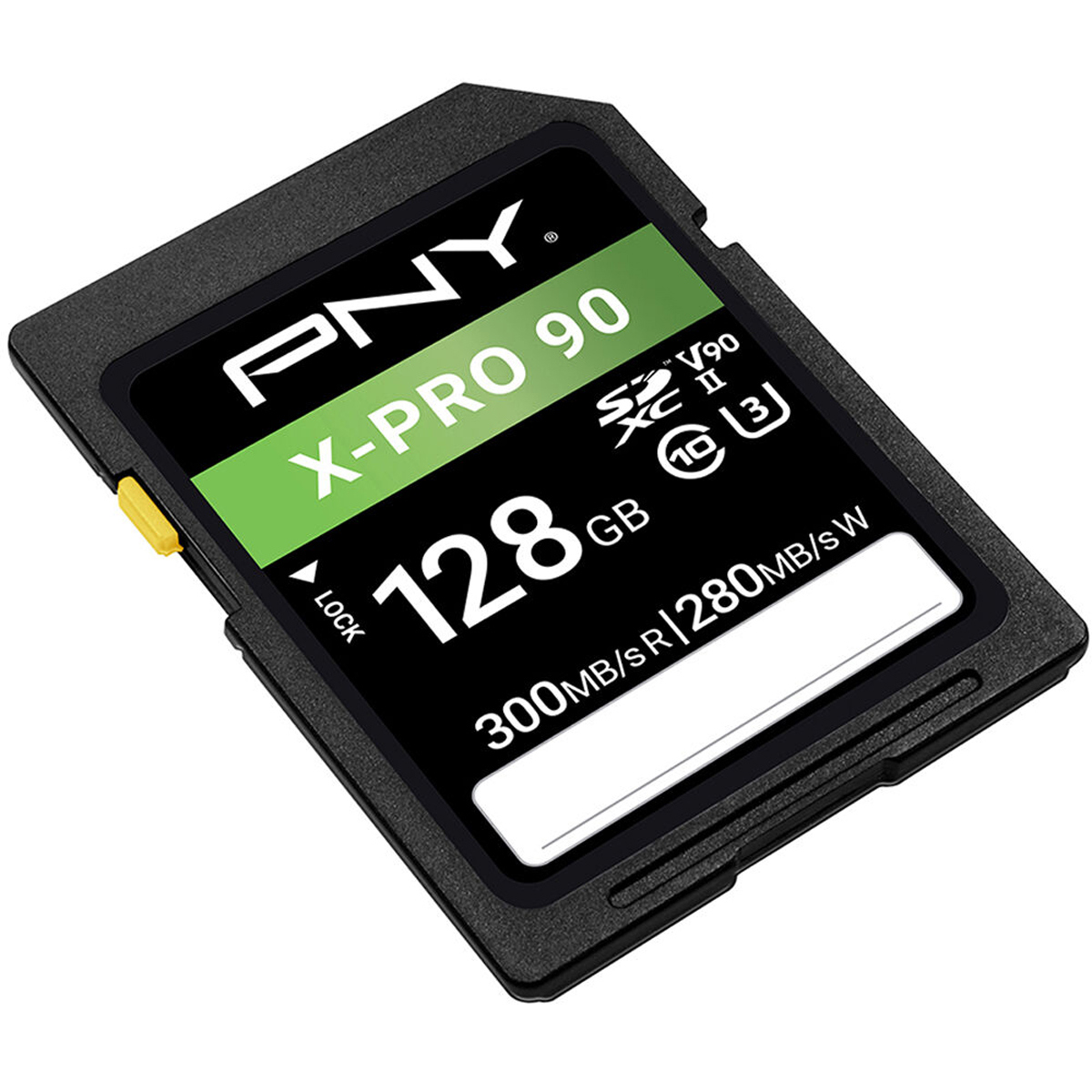 PNY Technologies X-PRO 90 128GB Class 10 U3 V90 UHS-II SDXC Flash Memory Card