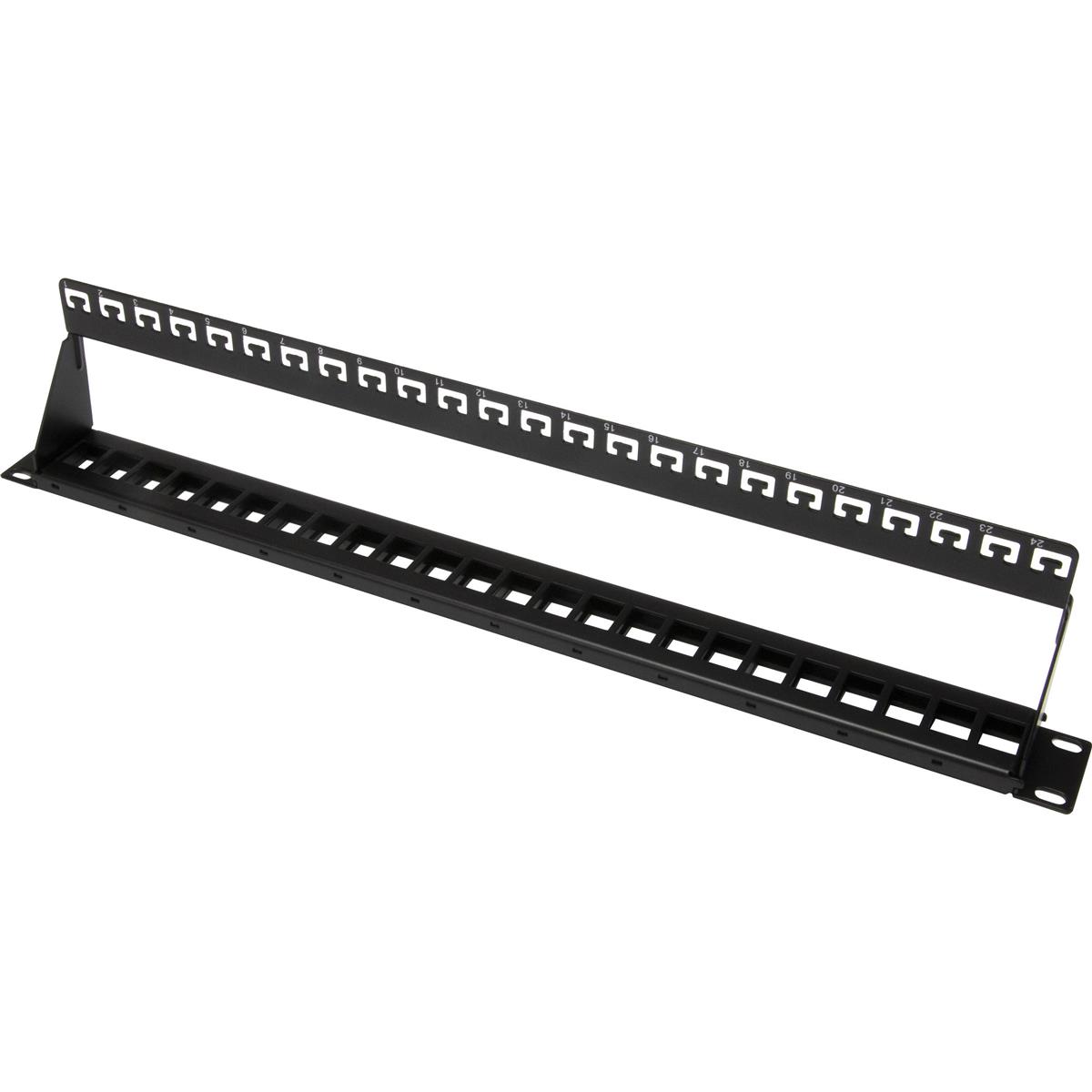 

Platinum Tools 24-Port 1U 19" Unshielded Unloaded Patch Panel