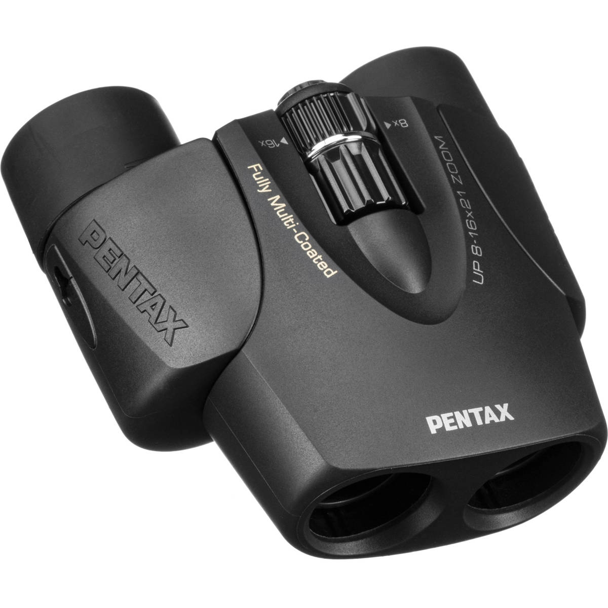 

Pentax 8-16x21 UP Zoom Porro Prism Binocular, 5.0-3.0 Deg Angle of View, Black