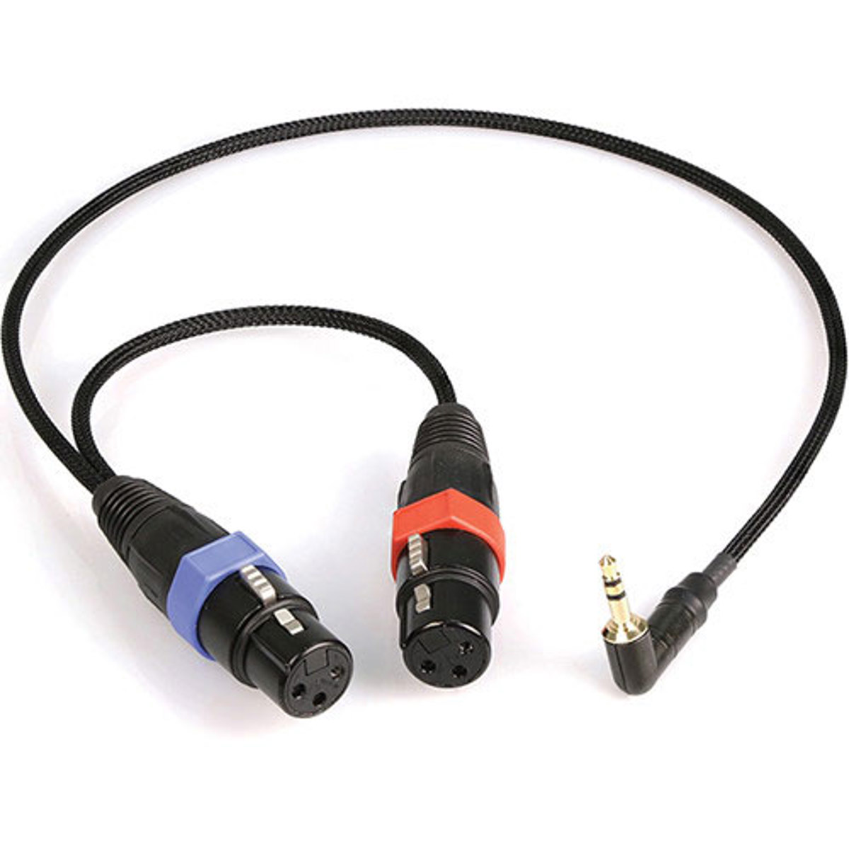 

Remote Audio 18" Unbalanced Breakout Cable, (2) XLR3F to 3.5mm RA TRS Plug