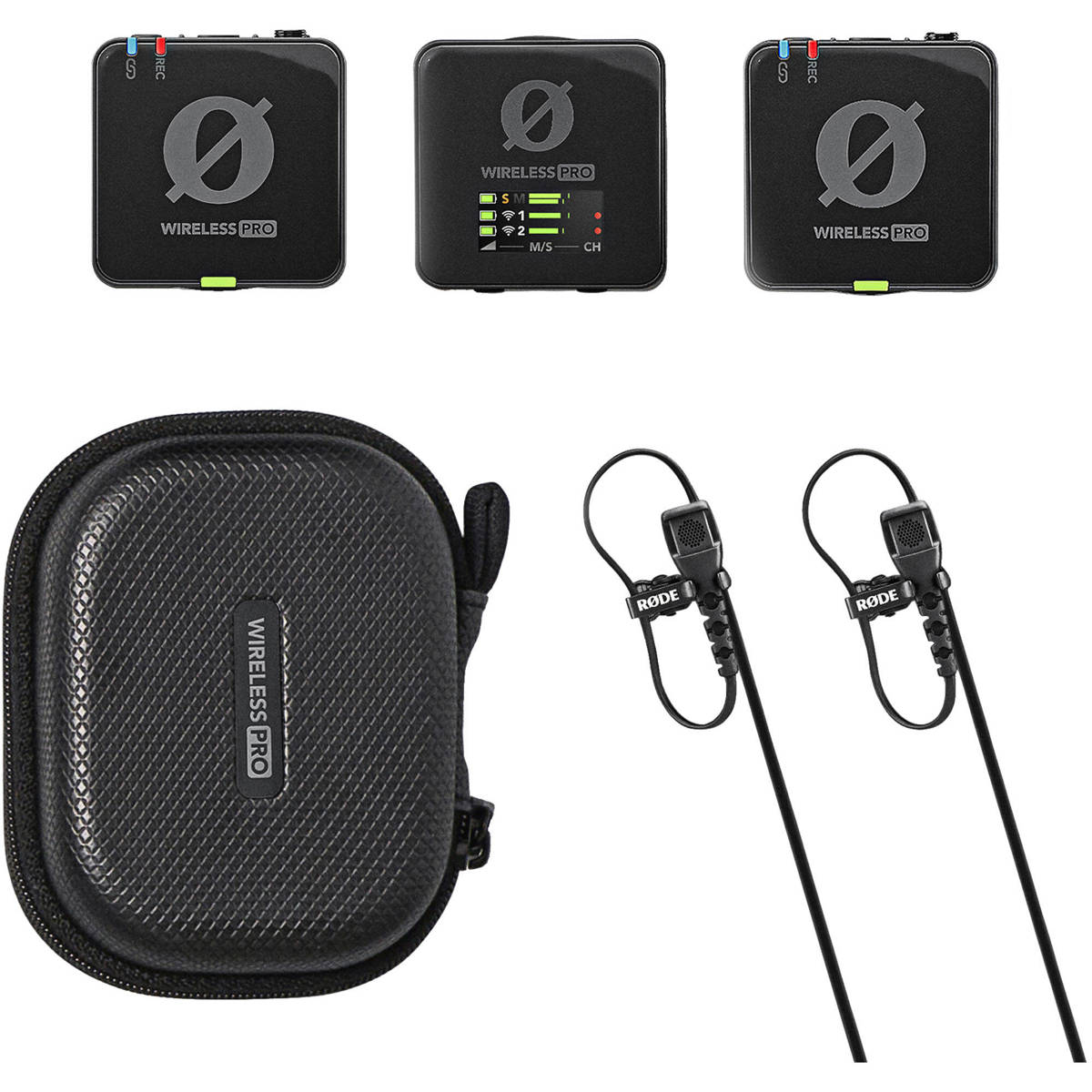 Rode Wireless PRO 2.4GHz 2-Person Wireless Mic System with TAPH100 Headphones