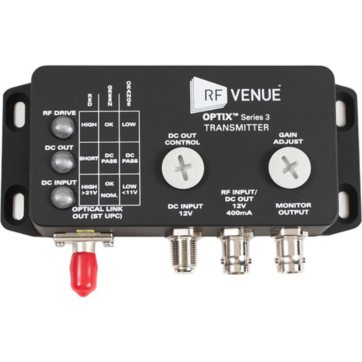 

RF Venue Optix Series 3 RF Over Fiber 2-Ch Remote Antenna Distribution System