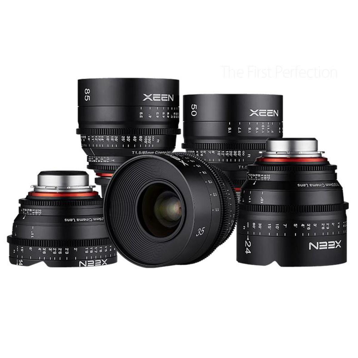 

Rokinon Xeen 24mm, 35mm, 50mm, 85mm & 14mm Pro Cine 5-Lens Kit for Canon EF