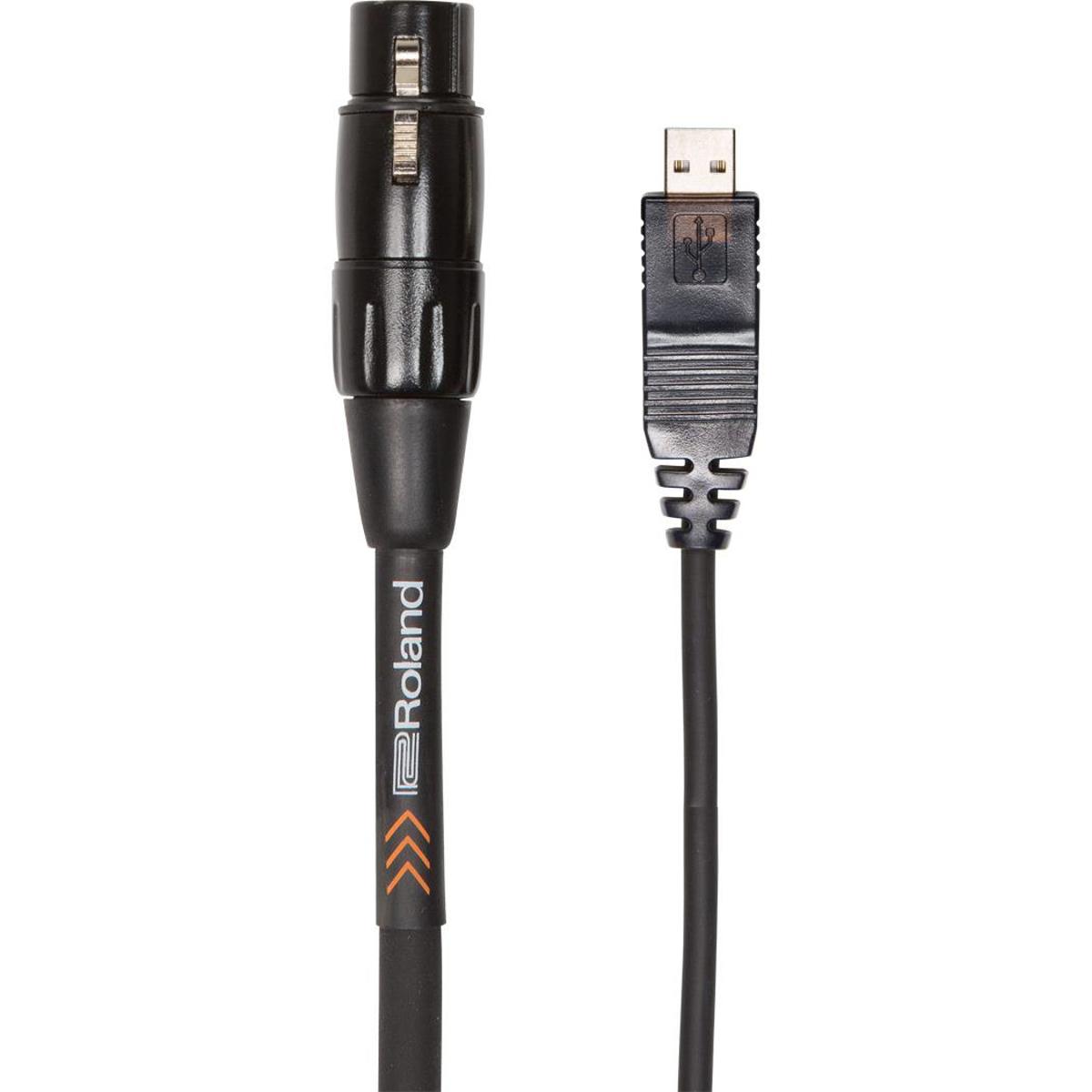 

Roland Black 10' Interconnect USB Cable, XLR Female to USB Type-A Connector