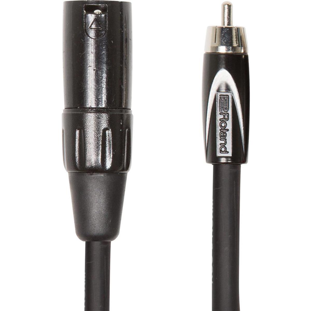 

Roland Black Series 5' Interconnect Cable, XLR Male to RCA Connector