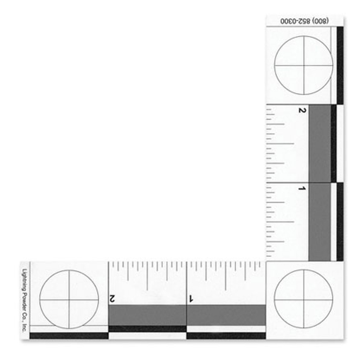 

Safariland Inch L-shaped Scale