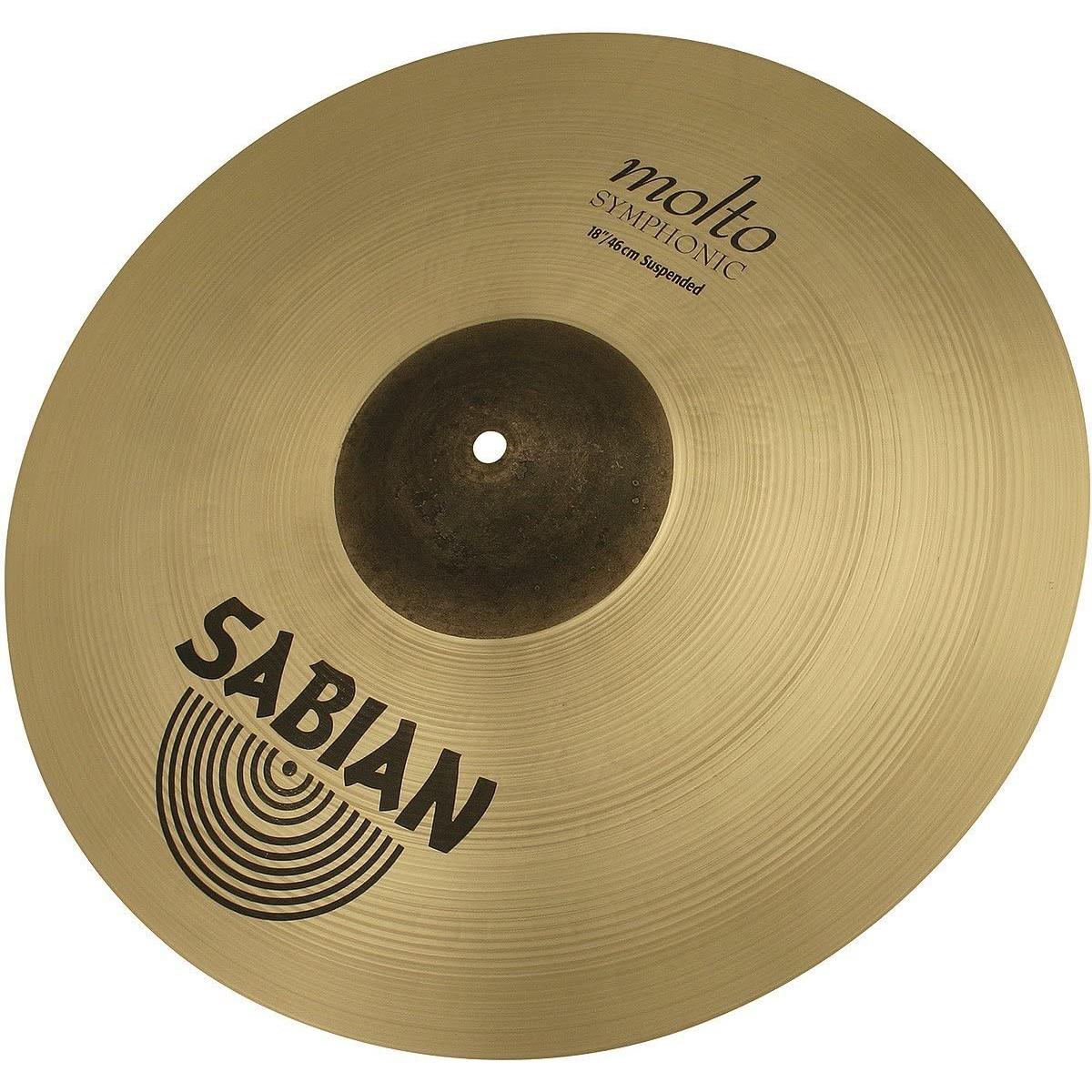 

Sabian 16" AA Molto Symphonic Suspended Cymbal, Thin, Natural Finish