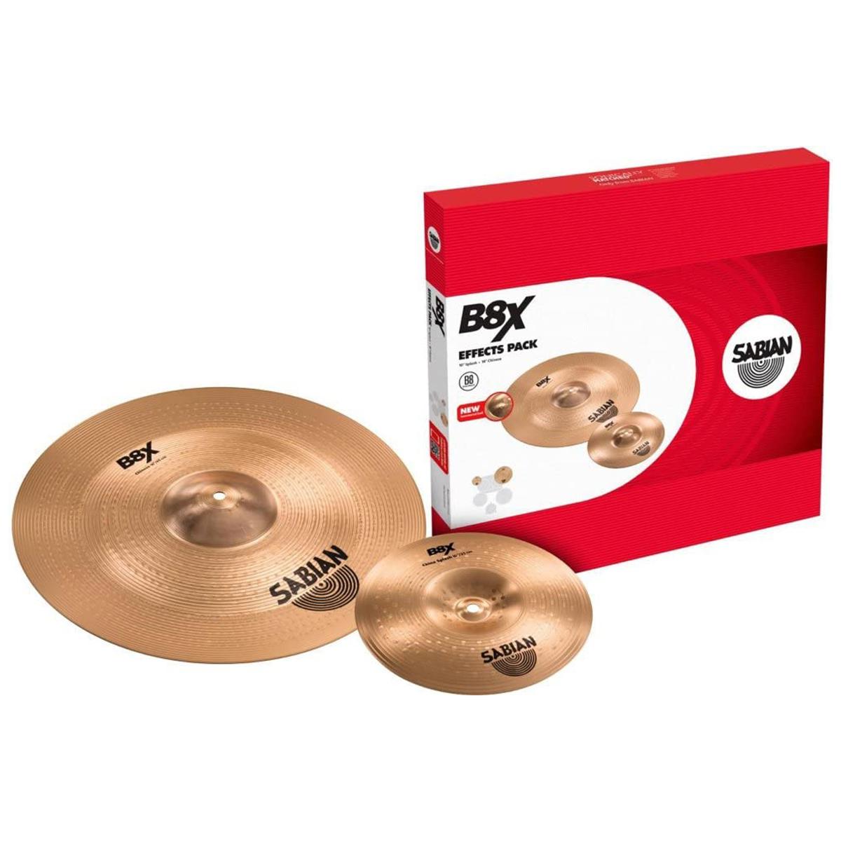 

Sabian B8X Cymbals Effects Pack with 10" B8X Splash and an 18" B8X Chinese